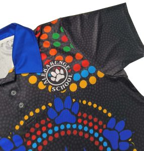 High Quality Wholesale Custom Design Polo Shirt Sublimation Printing--detail view