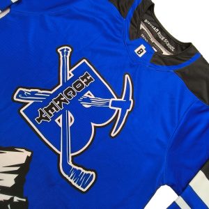 High Quality Custom Ice Hockey Jersey Professional Training Team Hockey Wear--logo detail view 