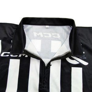 New 1/4 Zip Long Sleeve Polo Shirt Custom Design Full Sublimation --Zip view