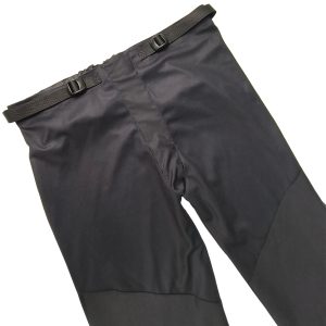 Stylish Black  Blue Sublimation Custom Lacrosse Long Pants-detail view