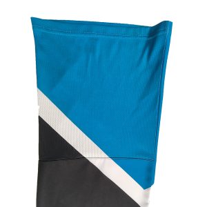 Stylish Black  Blue Sublimation Custom Lacrosse Long Pants-detail view