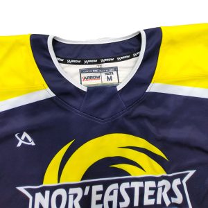 Sublimation Ice Hockey Jerseys Breathable Customized Ice Hockey Wear for Unisex--collar view