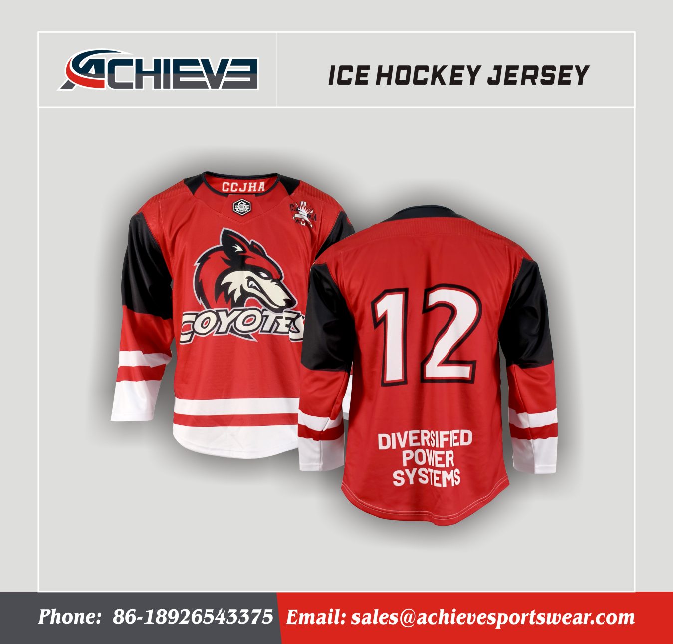 Custom Ice Hockey Uniforms | Sublimated Practice Training Jerseys