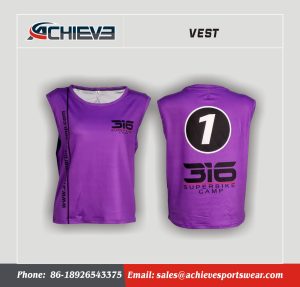 Achieve Custom Number Sports Bib – High-Visibility Training Vest