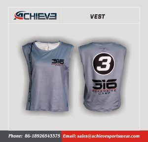 Achieve Custom Number Sports Bib – High-Visibility Training Vest