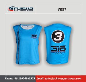 Achieve Custom Number Sports Bib – High-Visibility Training Vest