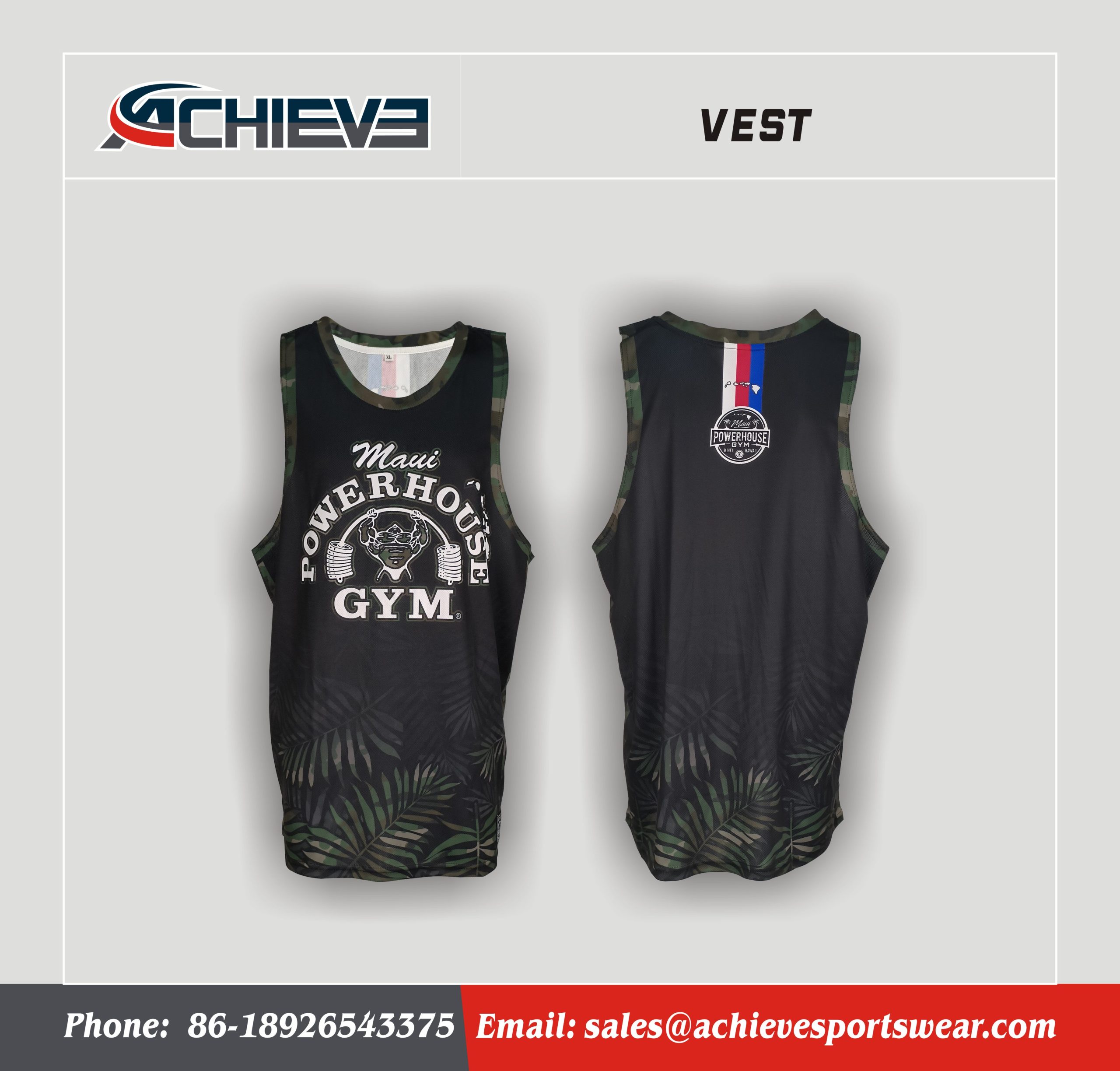 Custom High Quality Sublimated Sports Bib Foot Training Vest