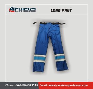 Wholesale Premium Quality Sublimation Breathable Blue Long Pants