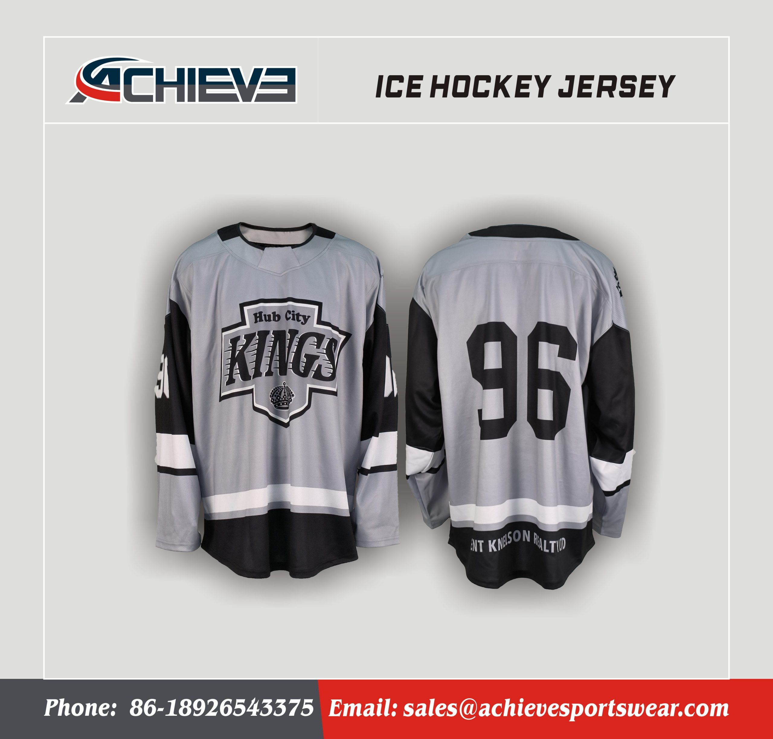OEM Custom Ice Hockey Jersey fully Sublimation  Ice Hockey Uniform