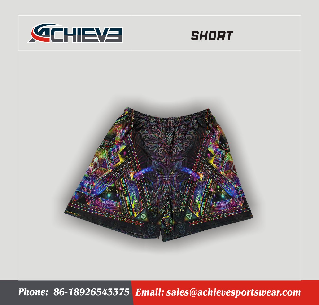 Customized New Sublimation Print Soft Shorts Breathable Shorts