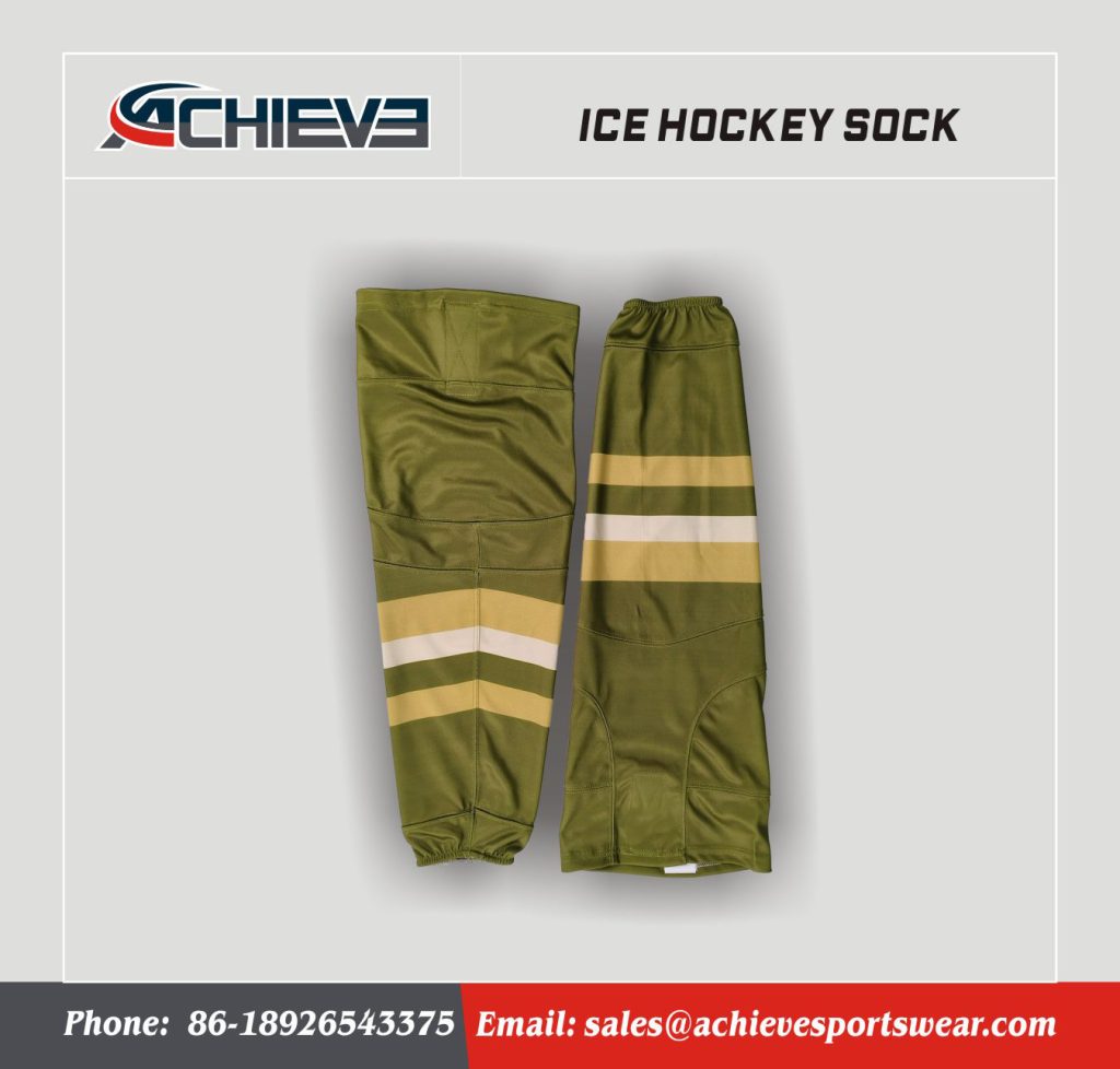 New Sublimation Design Fast Dry Soft Ice Hockey Socks Sportswear
