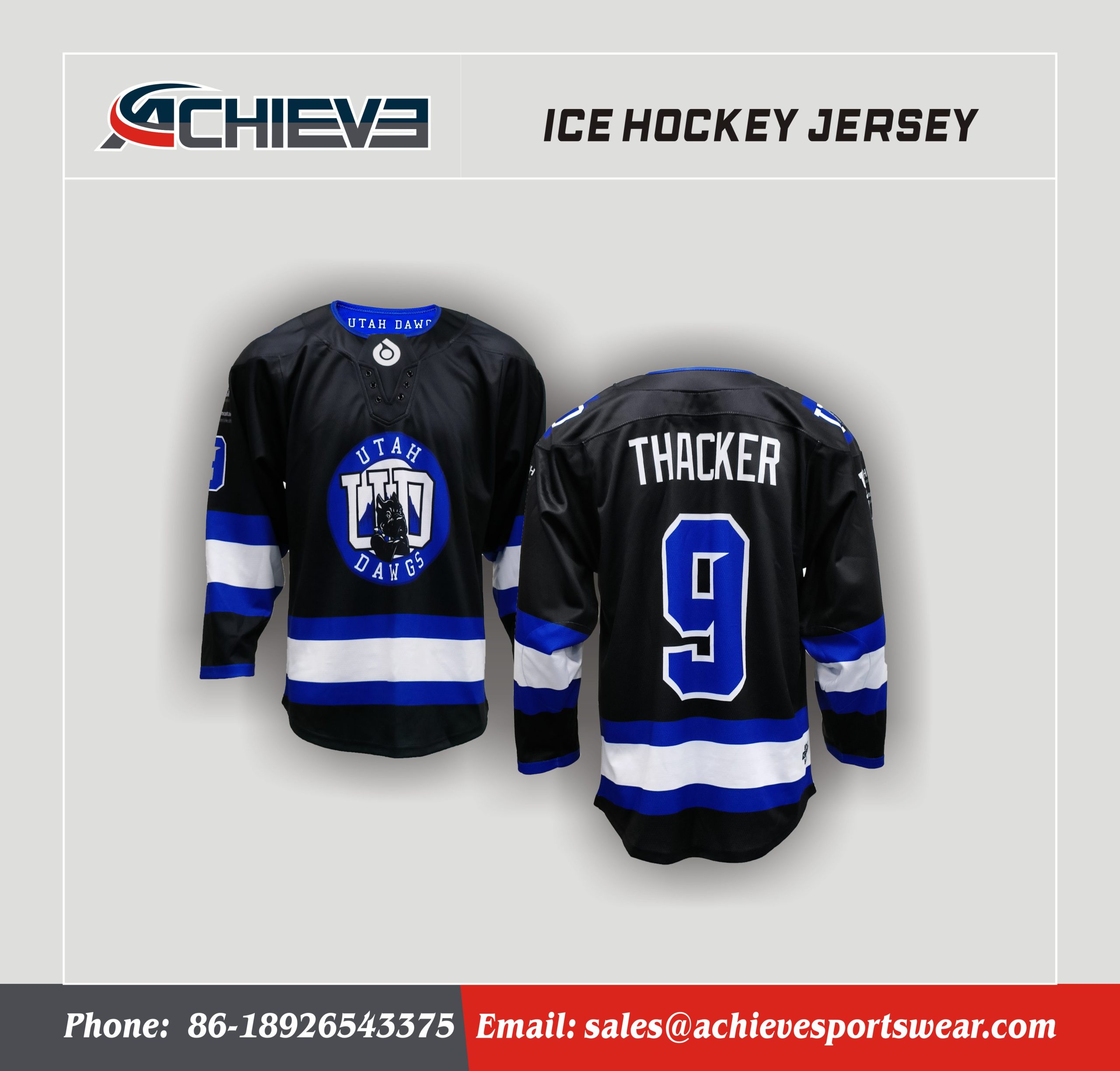Custom Team Ice Hockey Jersey Sublimation Hockey Uniform Wholesale Factory Direct