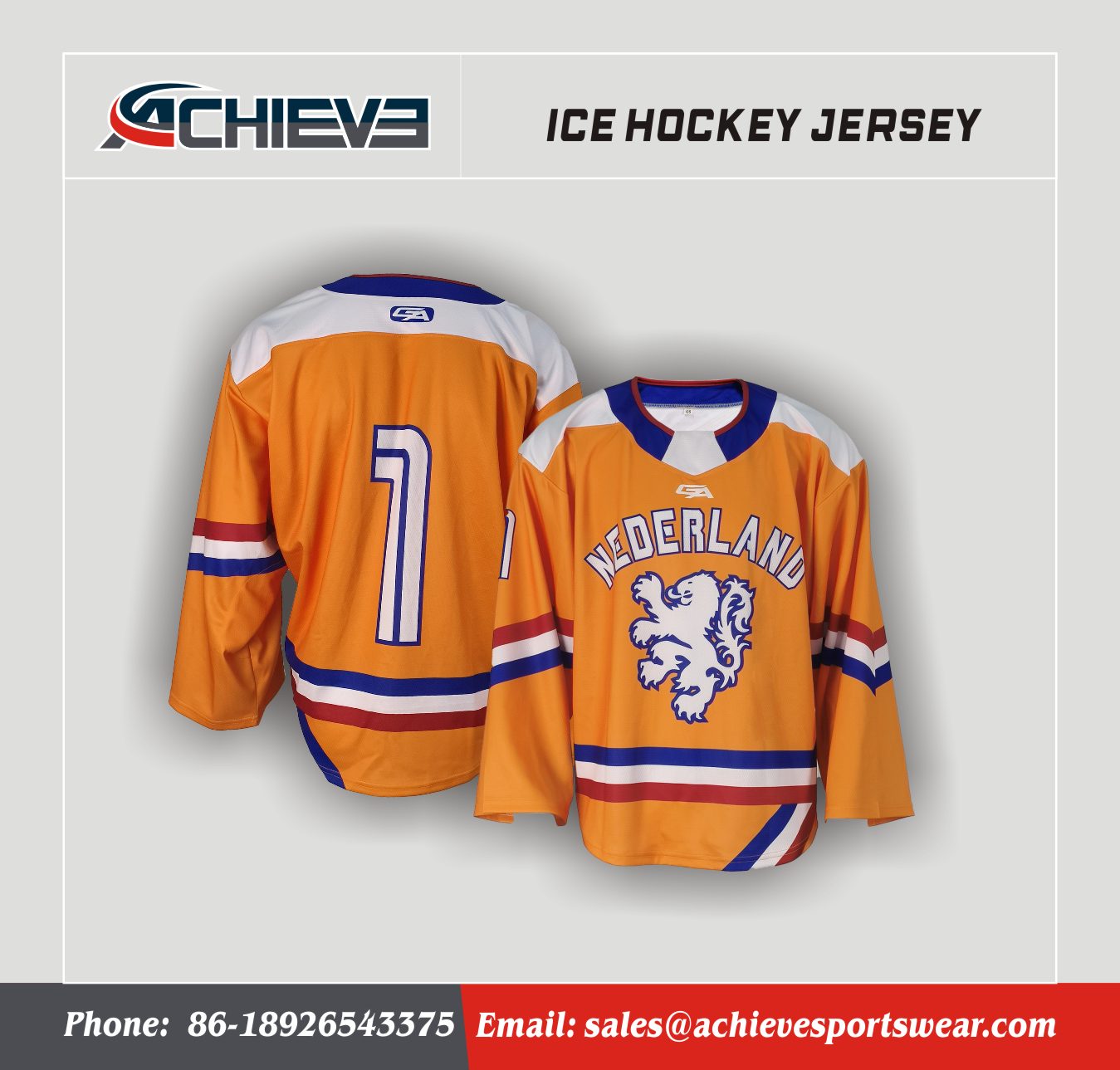 Durable Team Uniforms Sublimated Training Hockey Jerseys