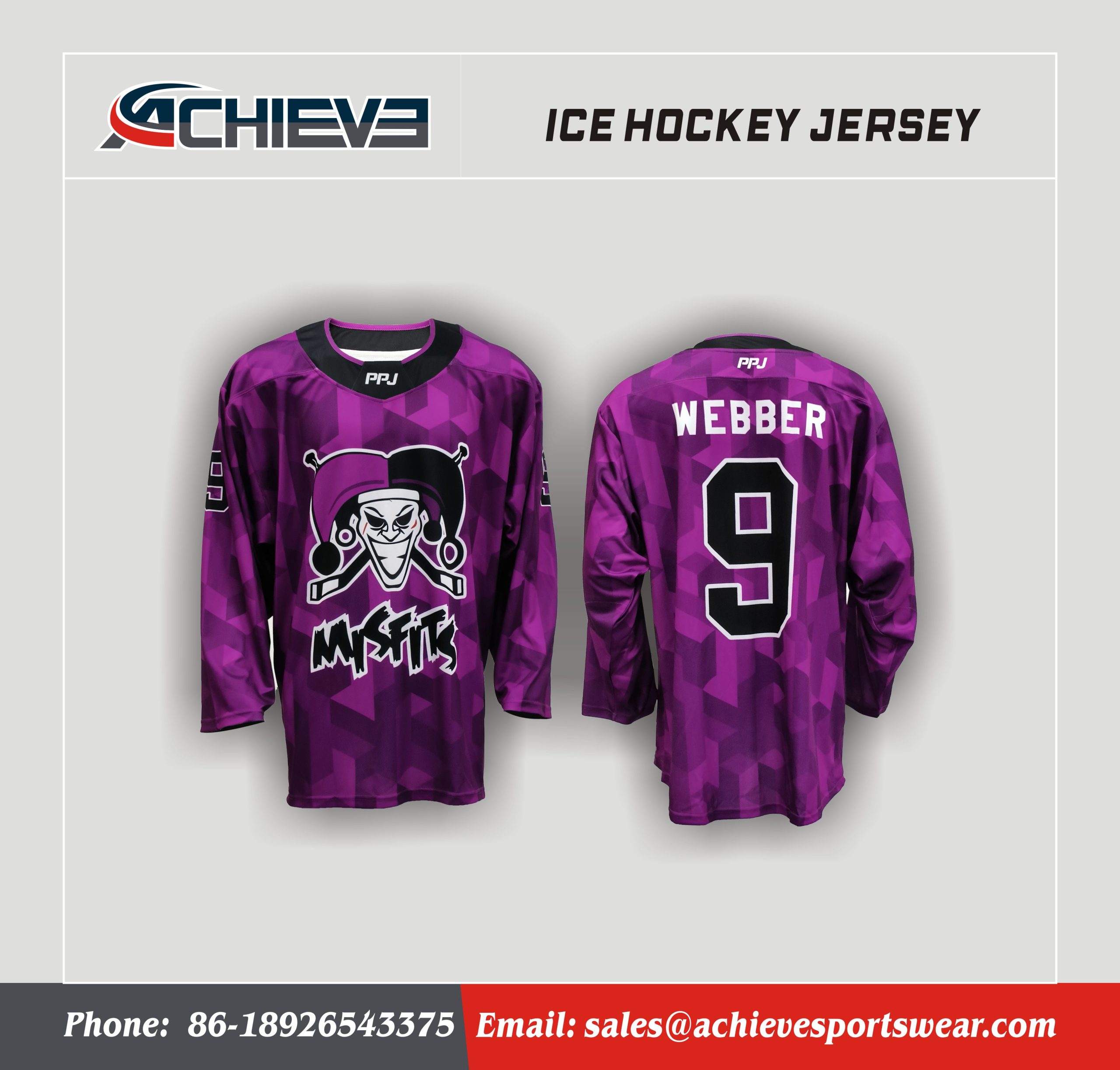Sublimation Breathable Ice Hockey Jersey Modern Hockey Uniform