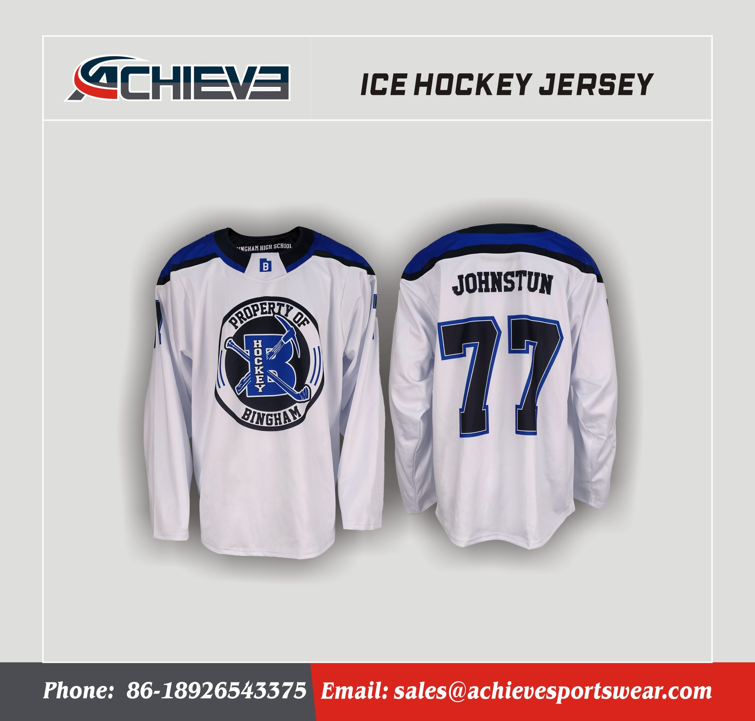 Custom Sublimation Printing Ice Hockey Jersey Hockey Wear  for Team
