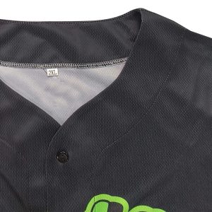  Achieve Sportswear Polyester Premium Quality Baseball Uniform- collar view