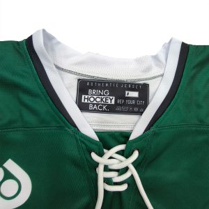 Top Quality Custom Premium Bear Pattern Ice Hockey Jersey-collar view