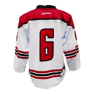 Sportswear  Performance Uniform  Drawstring Hockey Jersey Custom-back view