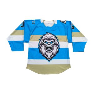 Factory Sublimation Ice Hockey Jerseys Lion Pattern Hockey Uniform-front view