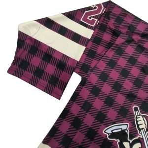Top Quality Uniform Custom Red Plaid Hockey Jersey Team Training-detail view