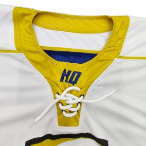 Premium Quality Custom Ice Hockey Jersey Factory Manufacture Price--collar view