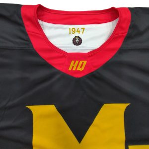 Customize Team Name logo sublimated Ice Hockey Jersey Hockey Uniform--collar view