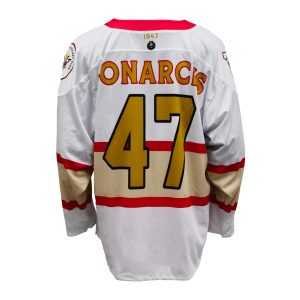 Customize Team Name logo sublimated Ice Hockey Jersey Hockey Uniform--back view