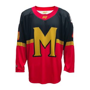 Customize Team Name logo sublimated Ice Hockey Jersey Hockey Uniform--font view