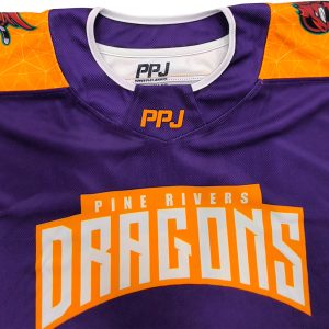 Design Your Own Ice Hockey Jersey Full Sublimation Team Uniforms--collar view