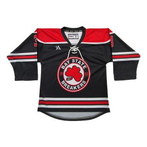 Manufacturer  Hockey Uniform Black Training Hockey Jerseys Custom-front view