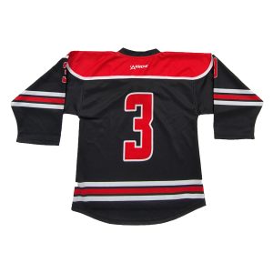 Manufacturer  Hockey Uniform Black Training Hockey Jerseys Custom-back view