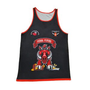 Achieve Premium Sleeveless training Top Wild Boar Pattern Vest-front view