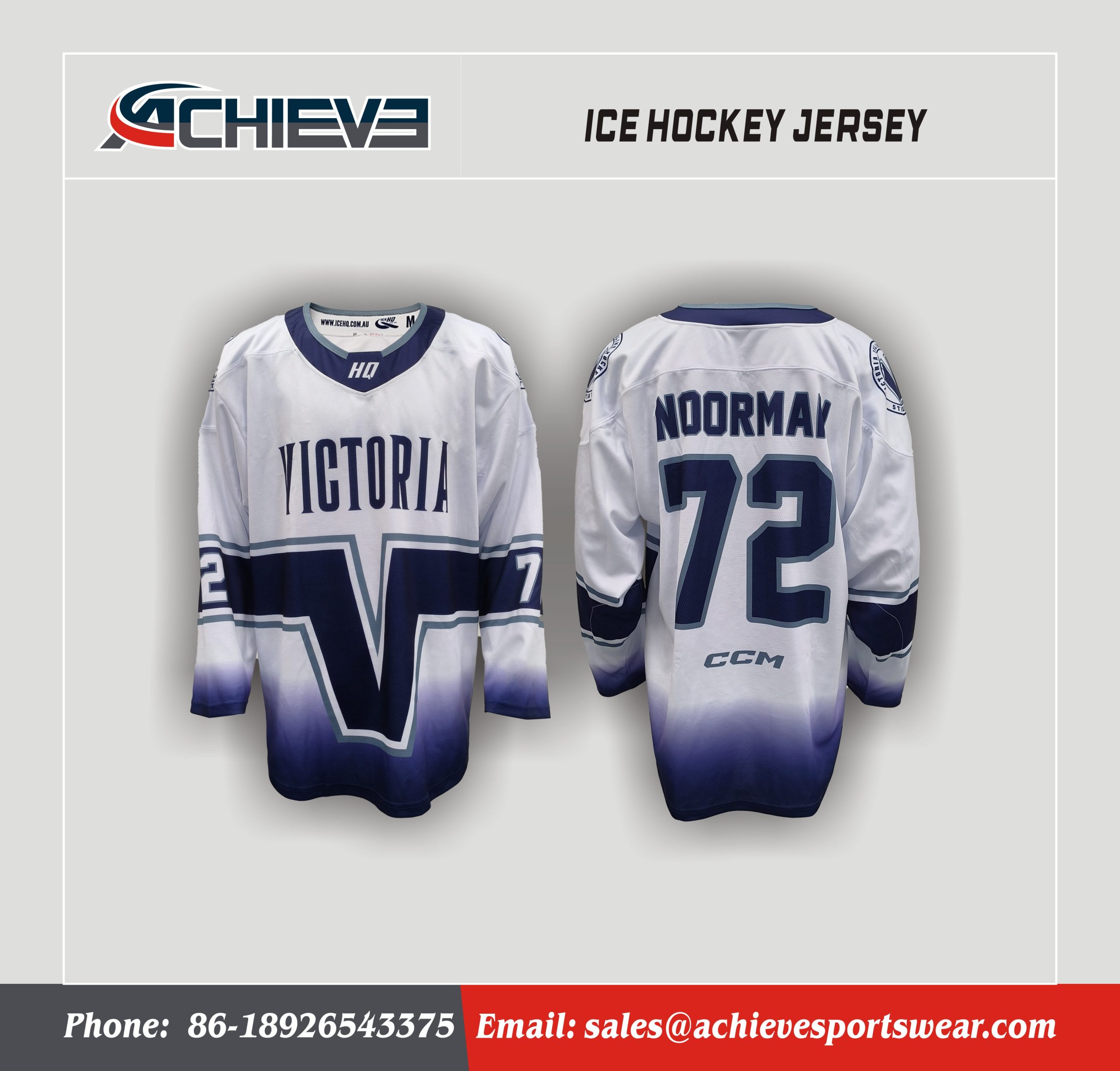 Ice Hockey Uniform Breathable Custom Jerseys OEM Sublimation Manufacturer