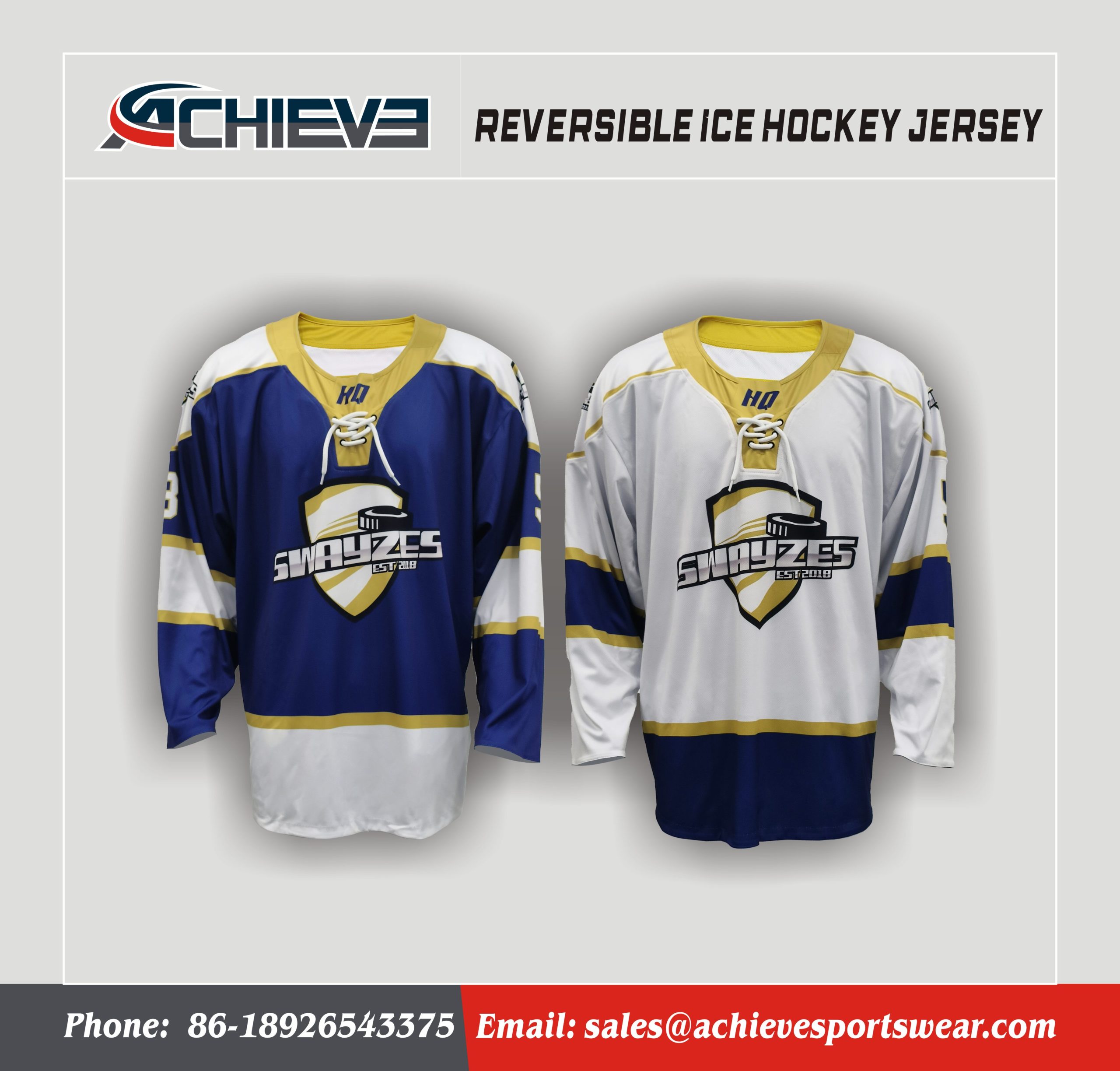 Premium Quality Custom Ice Hockey Jersey Factory Manufacture Price