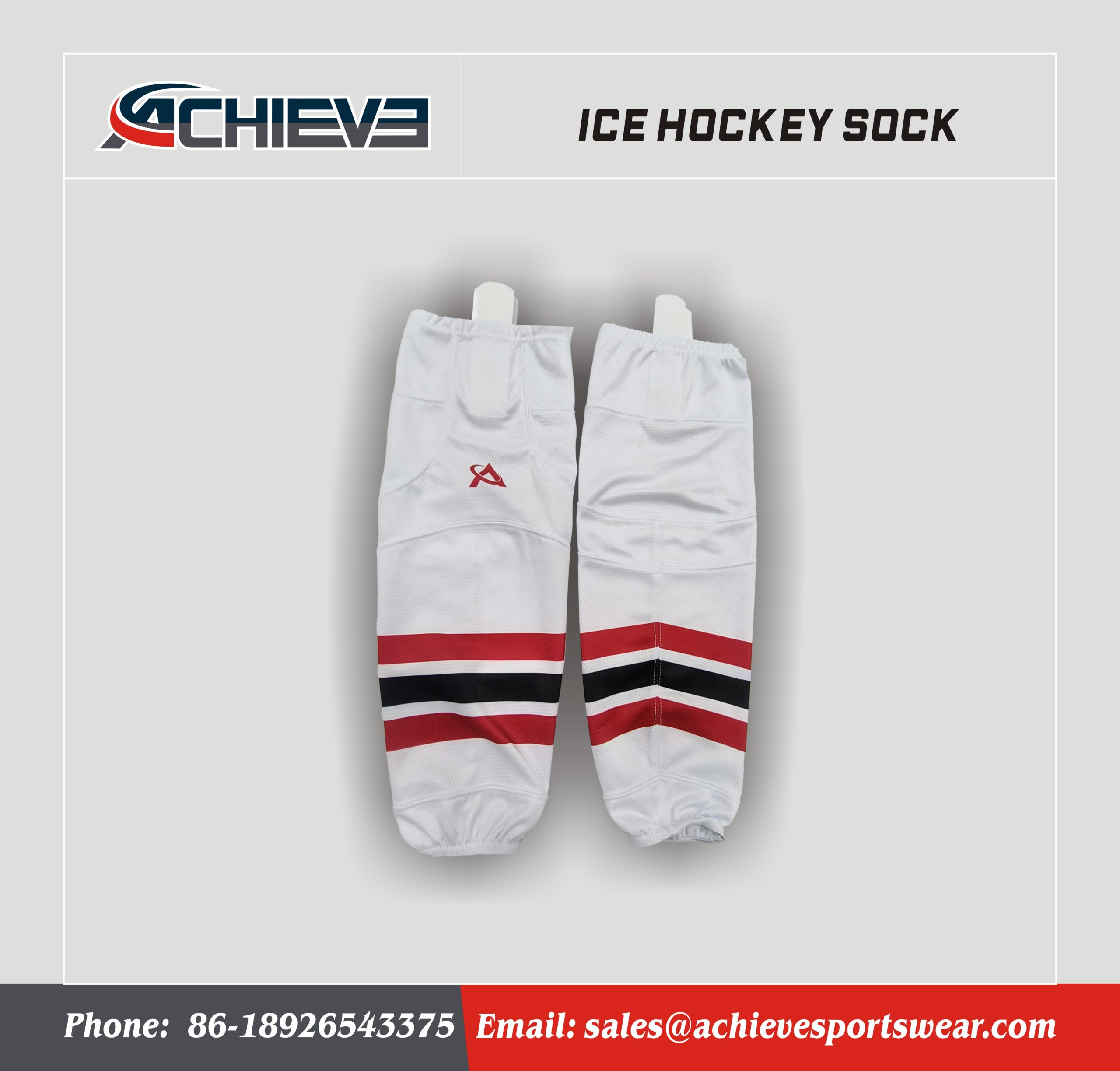 Personalized Ice Hockey Socks Sublimation Anti-slip Hockey Socks