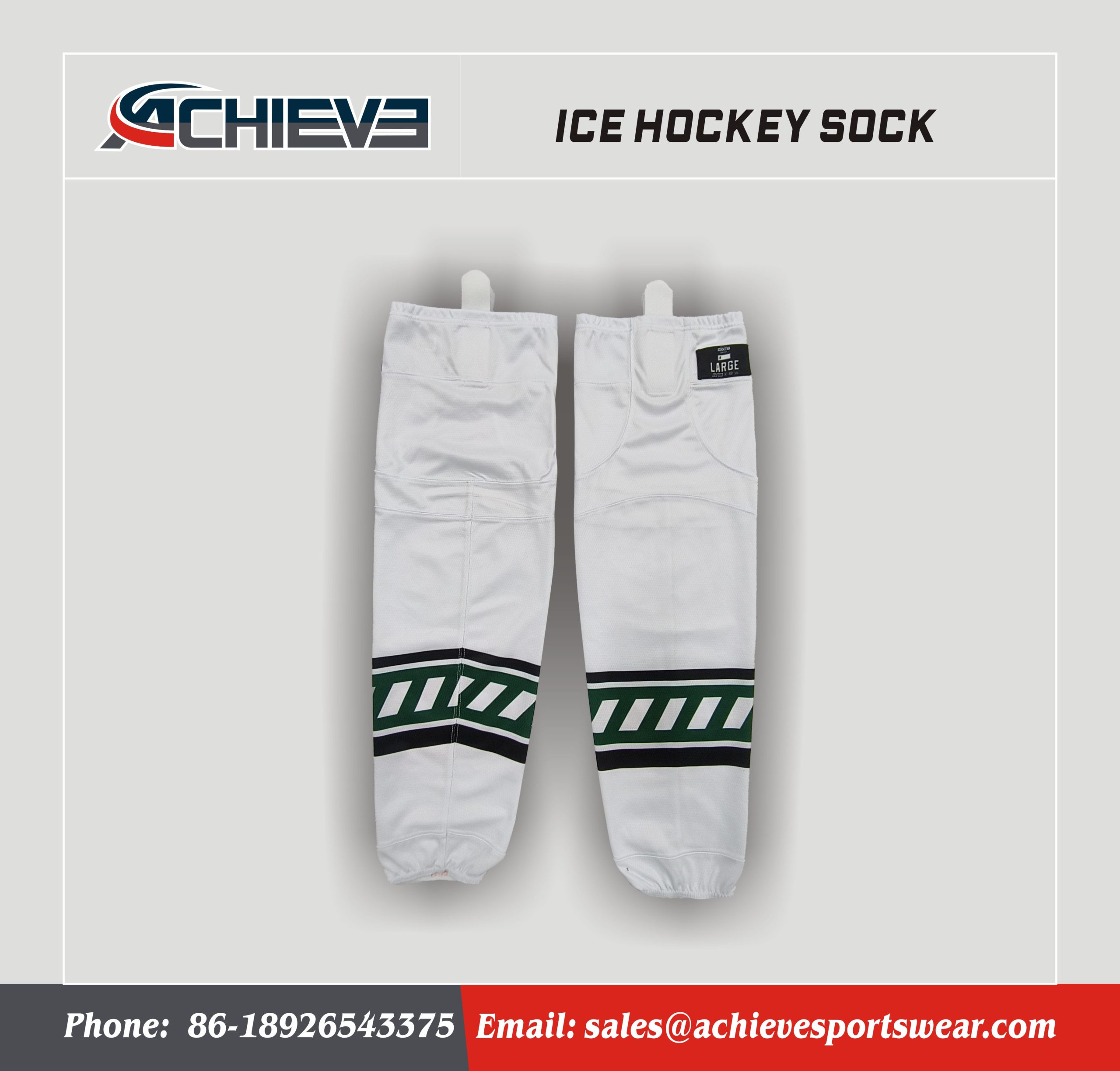 Professional  Polyester Design Hockey Socks Practice Hockey Socks