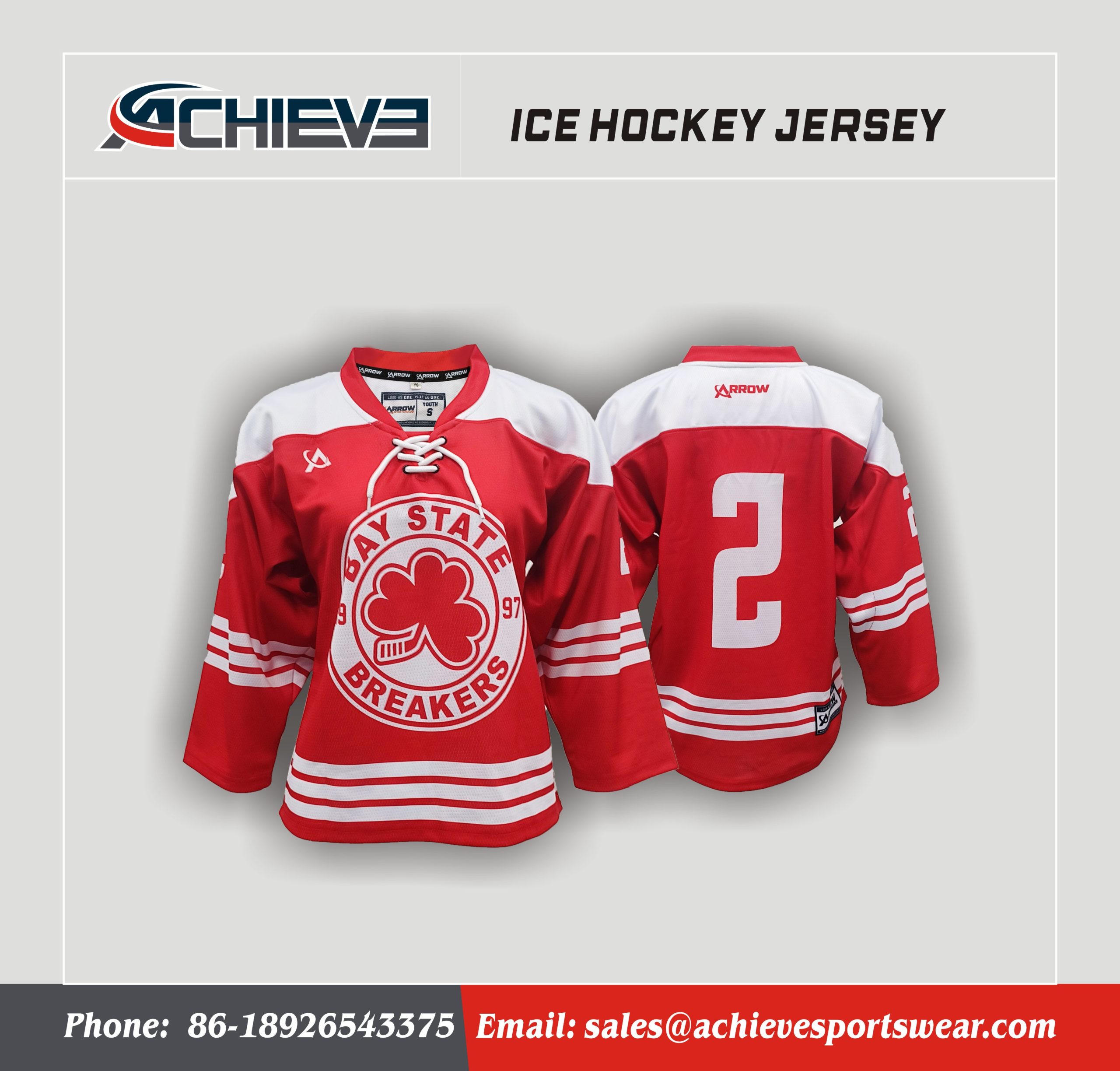 Full Sublimation Custom Equipment Team Sports Hockey Uniform