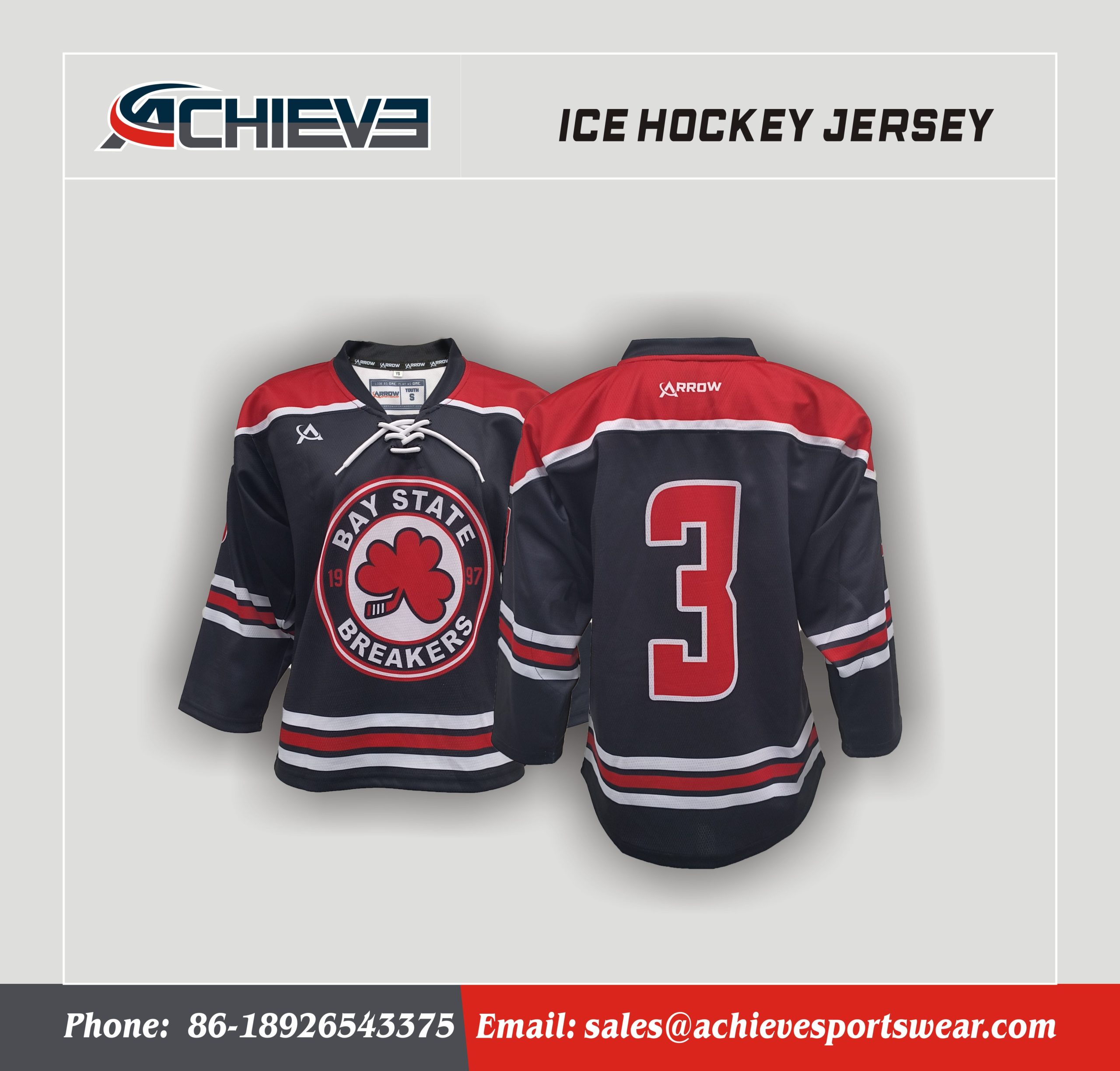 Manufacturer  Hockey Uniform Black Training Hockey Jerseys Custom