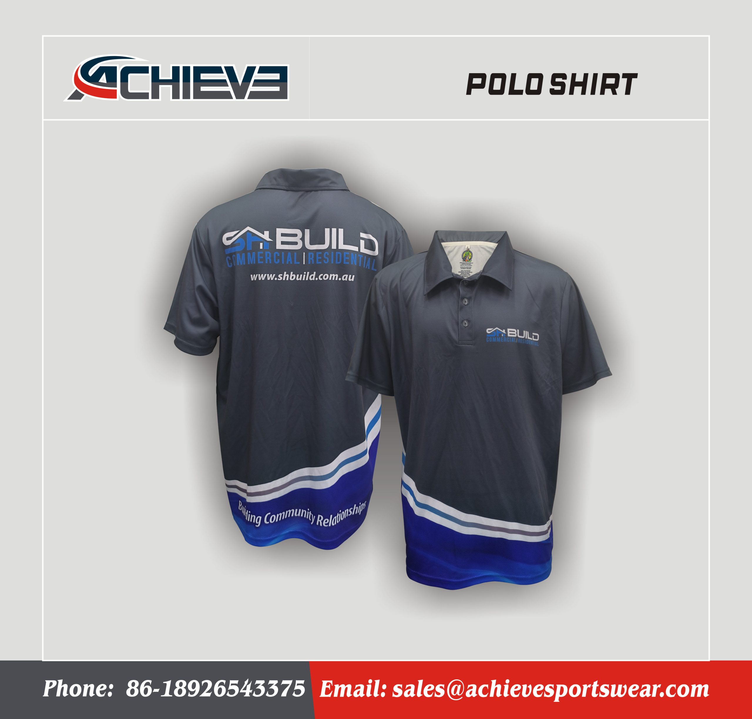 Custom Corporate Sublimated Polo Shirts | Sublimated Workwear Polo Manufacturer