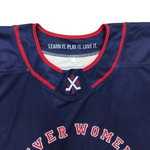 Free Design  Wholesale Hockey Jersey Print Sublimation Ice Hockey Uniform--collar view