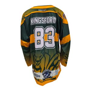 Custom Team Hockey Jerseys-Sublimated 100% Polyester OEM  Hockey Team wear 