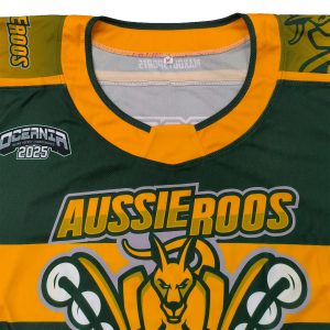 Custom Team Hockey Jerseys-Sublimated 100% Polyester OEM  Hockey Team wear 