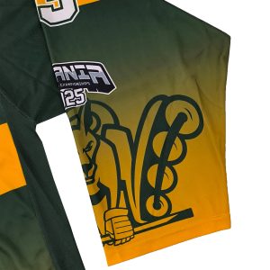 Custom Team Hockey Jerseys-Sublimated 100% Polyester OEM  Hockey Team wear 