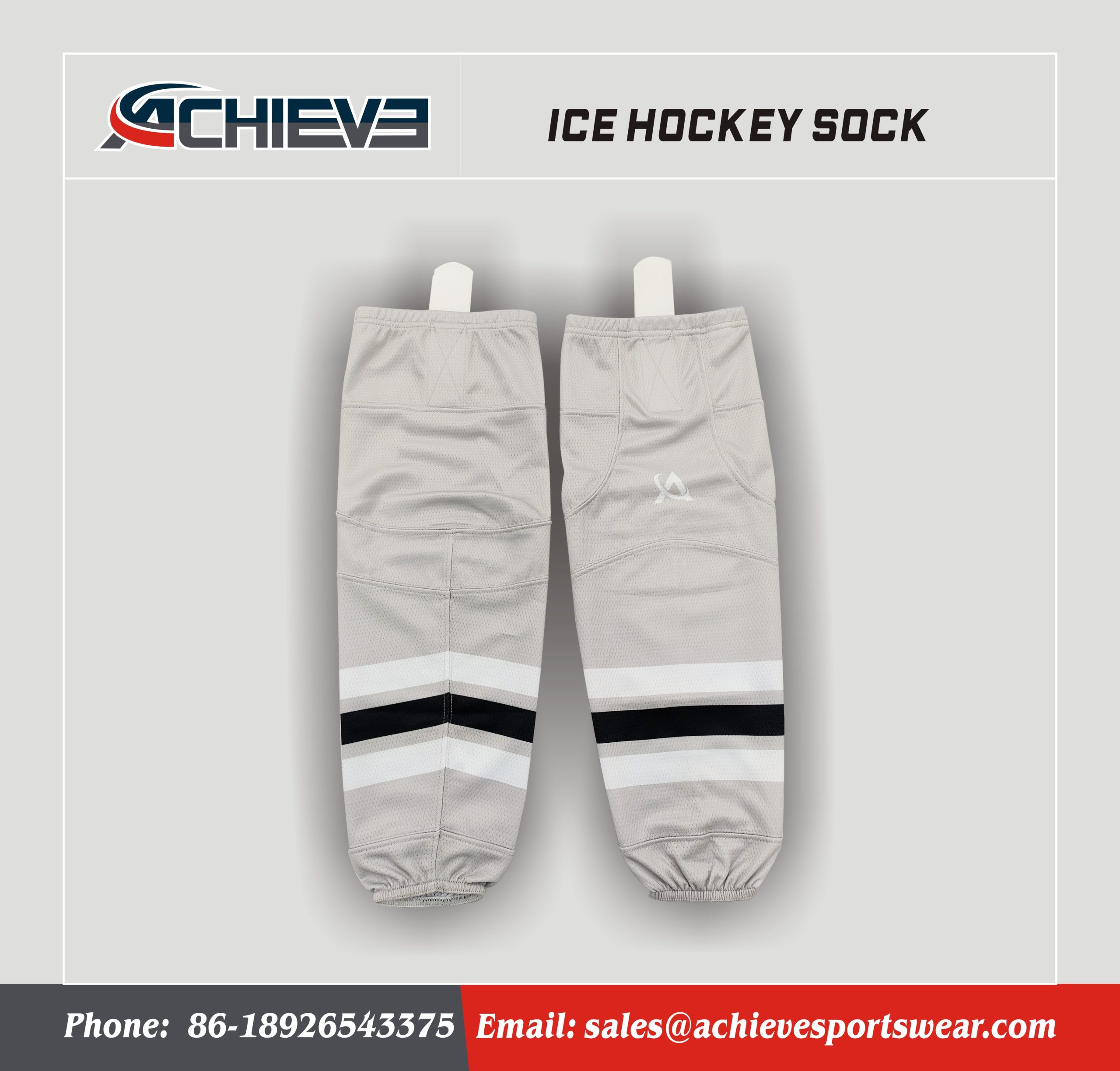 Sublimation Polyester Ice Hockey Socks Wholesale Hockey Game Socks