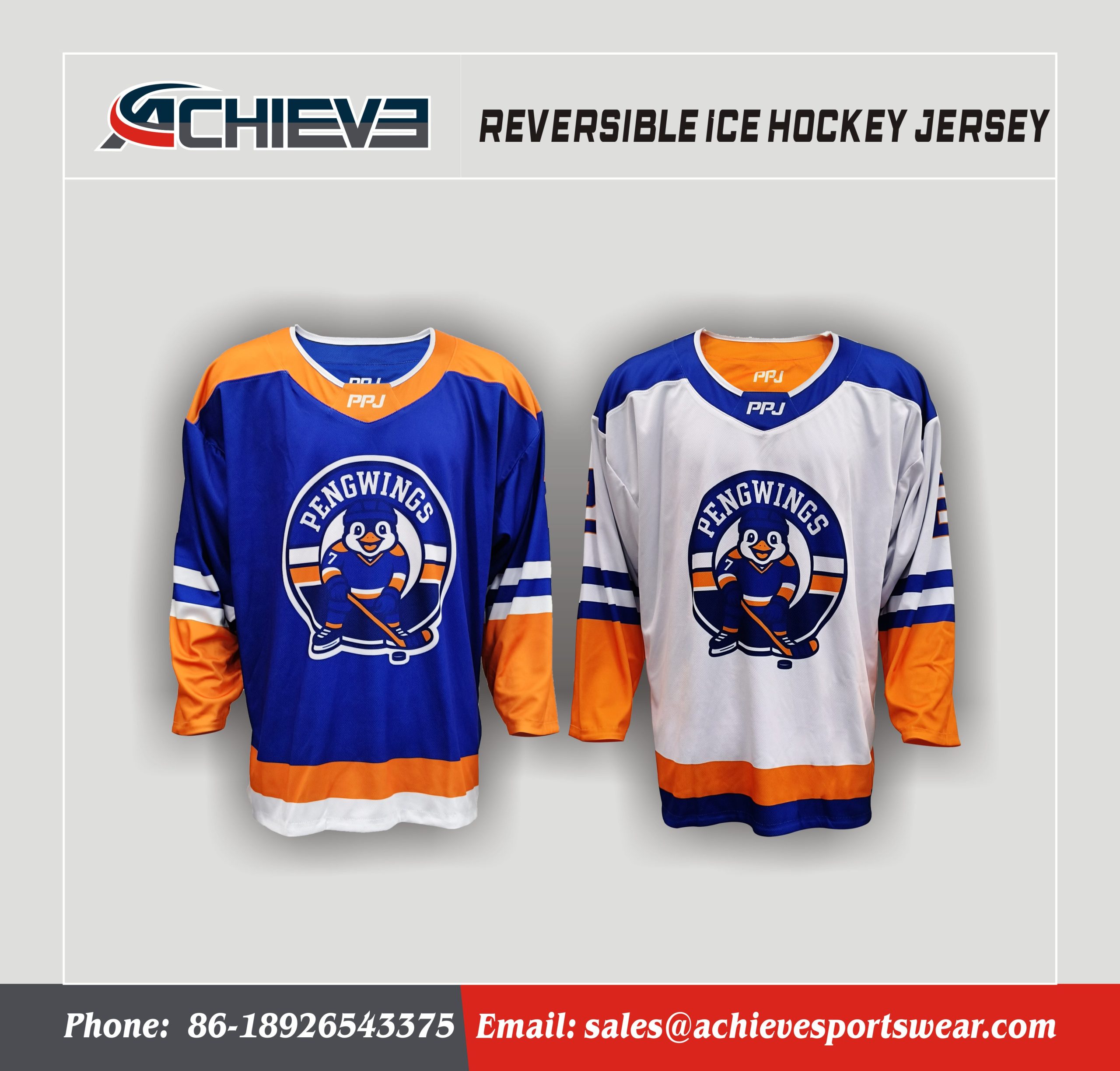 Reversible Hockey Jersey Sublimated Wear Wholesale Custom Hockey  Uniform 
