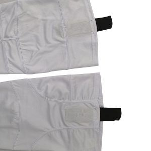 Custom Ice Hockey Socks – White Pro Stripe Team Hockey Leg Covers