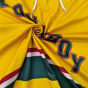 Custom Gold Elite Ice Hockey Jersey 