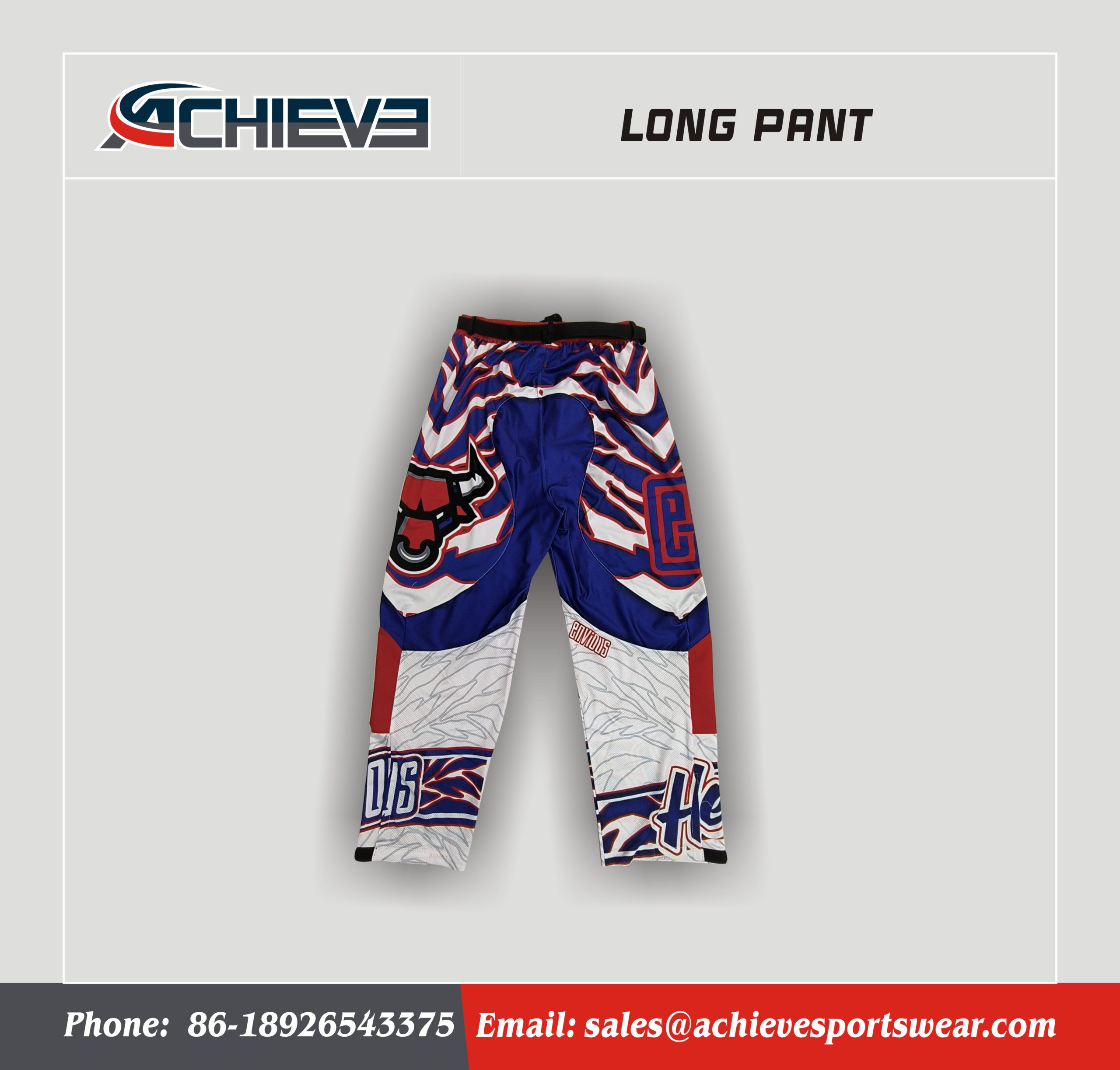 Custom Sublimated Hockey Pant – Pro Team Hockey Training Pants
