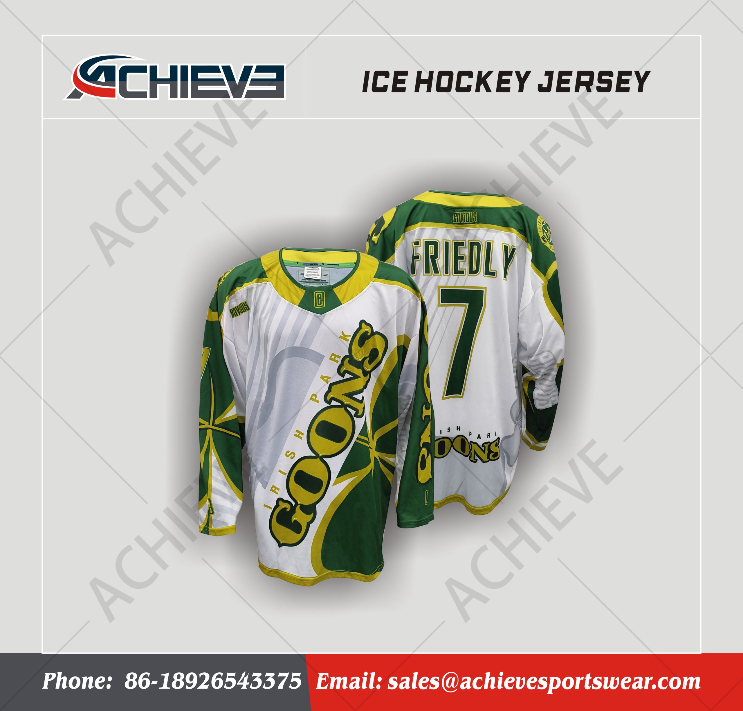 Sublimated Ice Hockey Jerseys for Teams | OEM & Bulk Orders