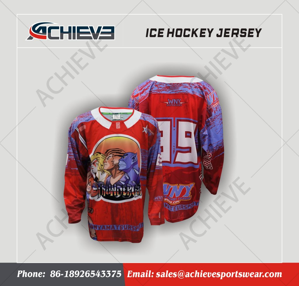 Custom Ice Hockey Jerseys – Breathable, Quick Dry & Fully Sublimated